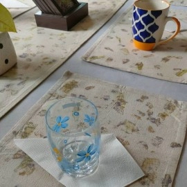 Aartyz Eco Printed Table Runner With Mats