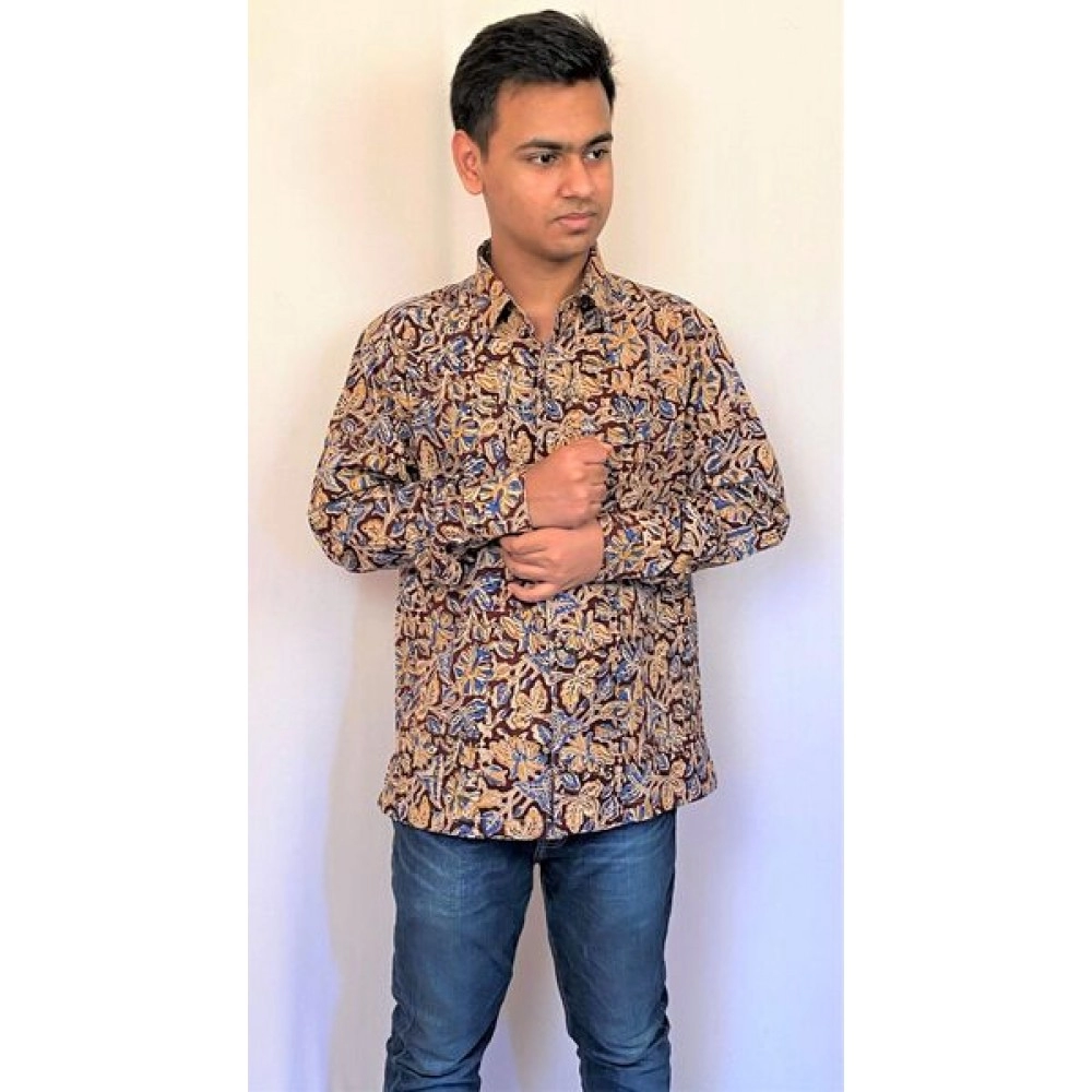 Aartyz Kalamkari Cotton Shirt | Design 2