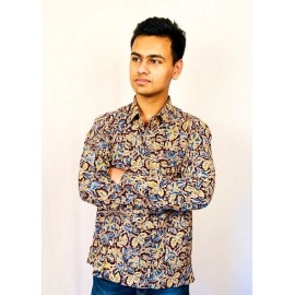 Aartyz Kalamkari Cotton Shirt | Design 2
