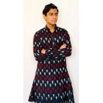 Aartyz Ikat Cotton Men kurta With Comfortable Fitting