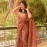 Aartyz Block Printed Chiffon Saree | Copper