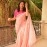 Aartyz Block Printed Georgette Saree | Pink