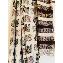 Aartyz Mughal Butta Print Cotton Saree