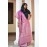 Aartyz Chanderi Cotton Saree | Pink and Metallic