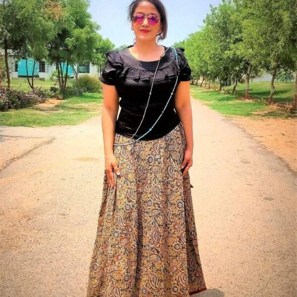 Aartyz Kalamkari Long Skirt