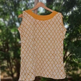 Aartyz Hand Block Printed Short Top