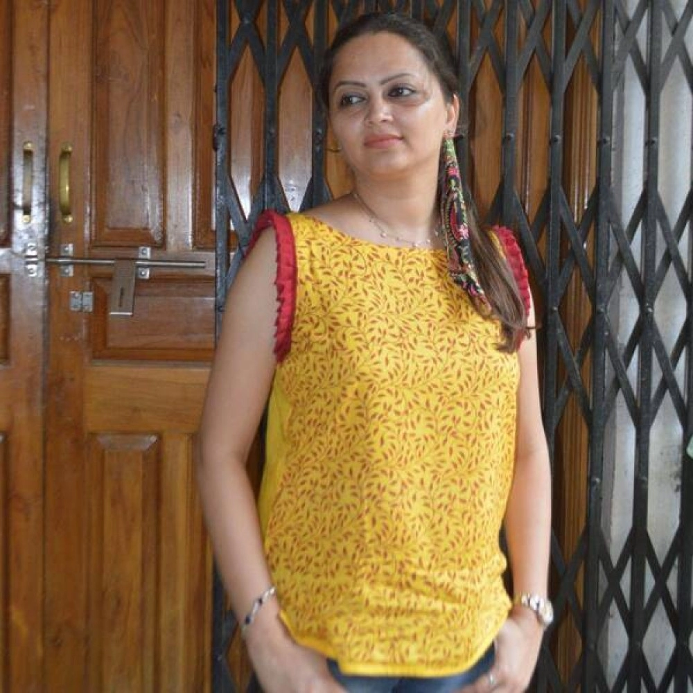 Aartyz Hand Block Printed Short Top