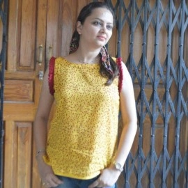 Aartyz Hand Block Printed Short Top