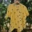 Aartyz Yellow Cotton Top With Hand Block Prints