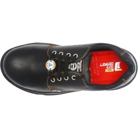 Acme Alloy Steel Toe Leather Safety Shoe For Mens | (Black, S1)