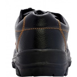 Acme Alloy Steel Toe Leather Safety Shoe For Mens | (Black, S1)