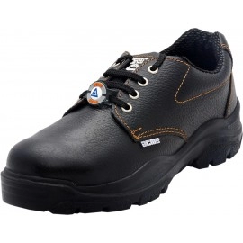 Acme Alloy Steel Toe Leather Safety Shoe For Mens | (Black, S1)