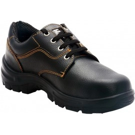 Acme Atom Steel Toe Leather Safety Shoe For Mens | (Black, S1)