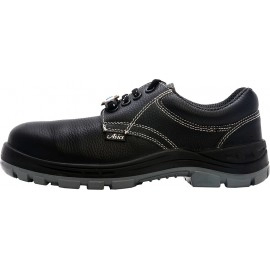 Acme Elics Steel Toe Leather Safety Shoe For Mens | (Black, S1)