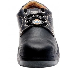 Acme Quark Steel Toe Leather Safety Shoe For Mens | (Black, S1)