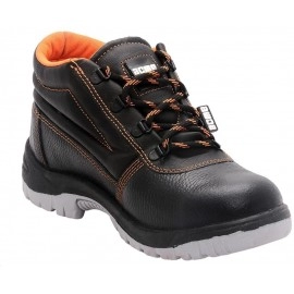 Acme Tigua Steel Toe Leather Safety Shoe For Mens | (Black, S1)