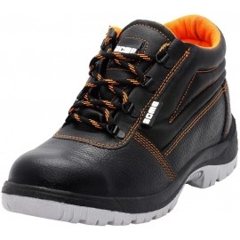 Acme Tigua Steel Toe Leather Safety Shoe For Mens | (Black, S1)