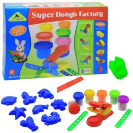 Ekta Fun-Doh Super Dough Factory Kids Playing Modelling Clay Set