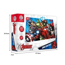 Ratna's Marvel Avengers 500 Pieces Jumbo Floor Jigsaw Puzzle (Size: 98 cm x 67 cm)