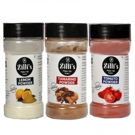 Zilli's Lemon Powder, Tomato Powder & Tamarind Powder | (100 g Each)
