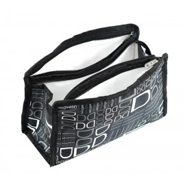 BACKPACK VILLA Set of 3 Black Synthetic Travel & Cosmetic Pouch for Men & Women