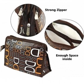 BACKPACK VILLA Set of 3 Brown Synthetic Travel & Cosmetic Pouch for Men & Women