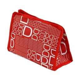 BACKPACK VILLA Set of 3 Red Synthetic Travel & Cosmetic Pouch For Men & Women