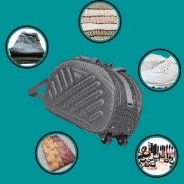 Pack For Your Next Adventure With Backpack Villa 60 L Strolley Duffel Bag With Plastic Wheel | Set of 3| Travel Bag | Duffel Bag | Vacation Bag | Grey