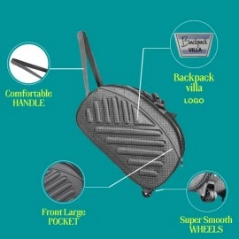 Pack For Your Next Adventure With Backpack Villa 60 L Strolley Duffel Bag With Plastic Wheel | Set of 3| Travel Bag | Duffel Bag | Vacation Bag | Grey