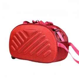 Pack For Your Next Adventure With Backpack Villa 60 L Strolley Duffel Bag With Plastic Wheel | Set of 3| Travel Bag | Duffel Bag | Vacation Bag | Red