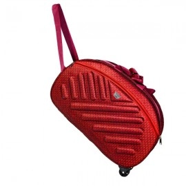 Pack for Your Next Adventure with Backpack villa 60 L Strolley Duffel Bag with Plastic Wheel | Set of 4 | Travel Bag | Duffel Bag | Vacation Bag | Red