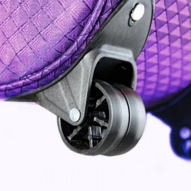 Pack For Your Next Adventure With Backpack Villa 60 L Strolley Duffel Bag With Plastic Wheel | Set Of 3| Travel Bag | Duffel Bag | Vacation Bag | Purple