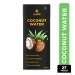 Auric Tender Coconut Water | No Added Sugar and Flavor | 200ml  | Pack of 27