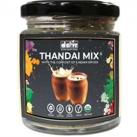 Organic Thandai Instant Drink Premix (Sugar-Free, Organic, Ultra-Low GI, Vegan, Diabetes and Keto-Friendly, No Emulsifier Antioxidant and Tasty) | 100g