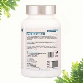 DHI DHT Blocker Contain Saw Palmetto & Pumpkin Seed Powder | Controls Hair Fall & Boost Hair Growth | 60 Capsules