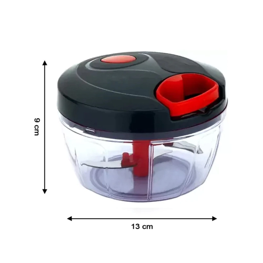 Manual Plastic Easy Vegetable Chopper, Capacity: 750 Ml