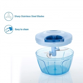 Atm Blue 450 ML Chopper Widely Used in all Types of Household Kitchen Purposes