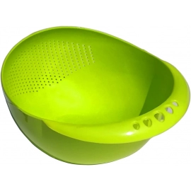 Rice Bowl Durable Plastic Strainer, Water Strainer | Vegetable and Fruits Washing Bowl