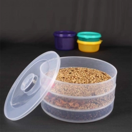 Plastic 3 Compartment Sprout Maker | White