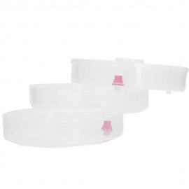 Plastic 3 Compartment Sprout Maker | White