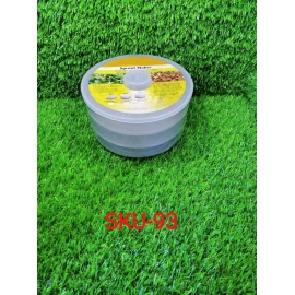 Plastic 3 Compartment Sprout Maker | White