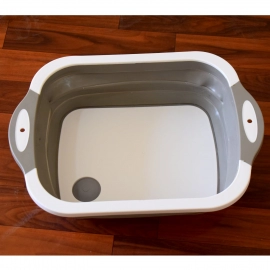 Collapsible Cutting Board With Dish Tub Basket