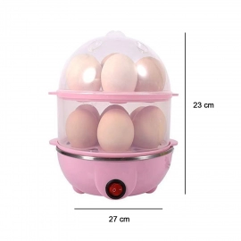 Multi-Function 2 Layer 14 Egg Cooker Boilers and Steamer