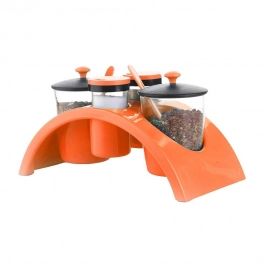 Multipurpose Pickle Jar Set | Multicolour | 4 pcs