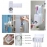 Hands Free Wall Mounted Plastic Dust Proof Automatic Toothpaste Dispenser