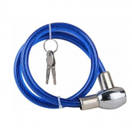 Multipurpose Cable Lock For Bike, Luggage, Steel Keylock, Anti Theft