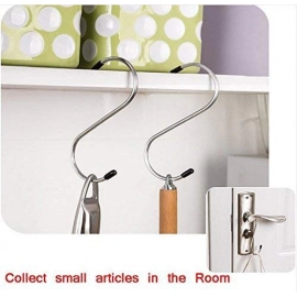 Heavy Duty S-Shaped Stainless Steel Hanging Hooks | 5 pcs