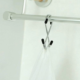 Heavy Duty S-Shaped Stainless Steel Hanging Hooks | 5 pcs