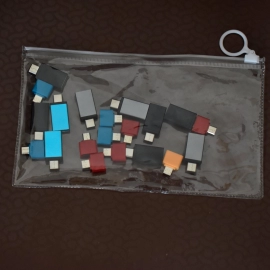 OTG Type C and USB to Micro USB Adapter for Android Mobile