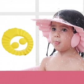Adjustable Safe Soft Bathing Baby Shower Cap